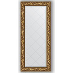 Зеркало с гравировкой поворотное Evoform Exclusive-G 69x158 см, в багетной раме - византия золото 99 мм (BY 4156)