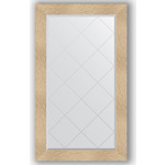 Зеркало с гравировкой поворотное Evoform Exclusive-G 76x131 см, в багетной раме - золотые дюны 90 мм (BY 4236)