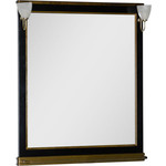 Зеркало Aquanet Валенса 100 черный краколет/золото (180294)