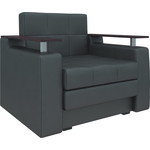 Кресло-кровать Мебелико Комфорт эко-кожа черный