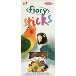 Лакомство Fiory Sticks for Parakeets Taste Fruits с фруктами палочки для средних попугаев 2х60г