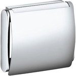 Фото Держатель туалетной бумаги Keuco Plan с крышкой (14960010000) купить недорого низкая цена