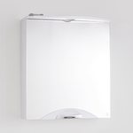 Фото Зеркальный шкаф Style line Жасмин-2 Люкс 60 с подсветкой, белый (4650134470659) купить недорого низкая цена