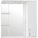 Зеркало-шкаф Style line Панда Фьюжн 80 с подсветкой, белый (4650134470444)