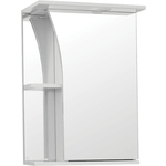 Фото Зеркальный шкаф Style line Виола 50 с подсветкой, белый (4650134470260) купить недорого низкая цена
