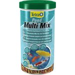 Корм Tetra Pond MultiMix Complete Food Blend for All Pond Fish смесь гранулы, хлопья, таблетки, гаммарус для прудовых рыб 1л