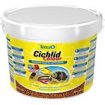 Корм Tetra Cichlid Colour Complete Food for All Cichlids улучшение окраса для всех видов цихлид 10л
