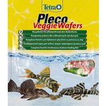 Корм Tetra Pleco Veggie Wafers Complete Food for Herbivorous Bottom-feeding Fish пластинки для травоядных донных рыб 15г