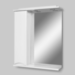 Зеркало-шкаф Am.Pm Like 65 левый, с подсветкой, белый глянец (M80MPL0651WG)