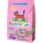 Наполнитель PrettyCat Euro Mix комкующийся для кошек 20 кг Club