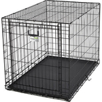 Клетка Midwest Ovation 42" Single Door Crate 111x72x77h см с торцевой вертикально-откидной дверью черная для собак