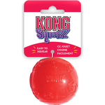 Игрушка KONG Squeezz Ball Extra Large "Мячик" очень большой 9см резиновый с пищалкой для собак