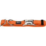 Ошейник Hunter Collar Vario Basic ALU-Strong L/25 (45-65см) нейлон с металлической застежкой оранжевый для собак