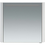 Зеркальный шкаф Am.Pm Sensation 80 левый, с подсветкой, белый глянец (M30MCL0801WG)