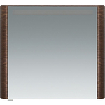 Зеркальный шкаф Am.Pm Sensation 80 правый, с подсветкой, табачный дуб (M30MCR0801TF)
