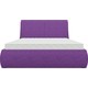 Кровать Мебелико Принцесса микровельвет фиолетовый