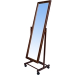 Зеркало Мебелик В 27Н напольное, средне-коричневый (П0002430)