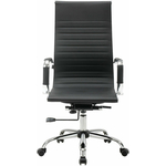Кресло офисное Brabix Energy EX-509 рециклированная кожа хром черное (530862)