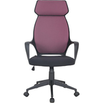 Кресло офисное Brabix Galaxy EX-519 ткань черное/терракотовое (531570)