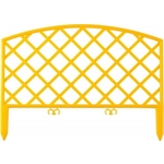 Забор декоративный Grinda ПЛЕТЕНЬ 24x320 см желтый