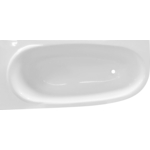 Ванна из литого мрамора Эстет Венеция 170x80 см, левая, асимметричная без ножек (ФР-00001848)