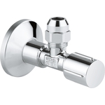 Угловой вентиль Grohe с металлической розеткой и уплотнительным кольцом, 1/2"*3/8" (22039000)