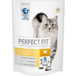 Сухой корм PERFECT FIT Sensitive с индейкой для взрослых кошек с чувствительным пищеварением 190г (10162161)