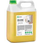 Жидкое крем-мыло GRASS "Milana" молоко и мед , 5л