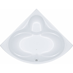 Акриловая ванна Triton Сабина 160x160 на каркасе, с фронтальной панелью (Щ0000045086, Н0000099942)