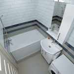Акриловая ванна Triton Стандарт 120x70 на ножках (Н0000099325+Щ0000029976)