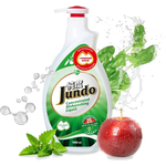 Гель для мытья посуды и детских принадлежностей Jundo Green tea with Mint, с гиалуроновой кислотой, концентрат , 1 л