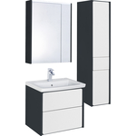 Мебель для ванной Roca Ronda 60 антрацит/белый глянец