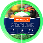 Леска триммерная PATRIOT 2,4мм 15м звезда Starline (805201061)