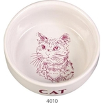 Миска TRIXIE керамическая для кошек 300мл*ф11см (4010)