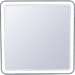 Фото Зеркало Style line Атлантика 80 с подсветкой, белое (2000949224541) купить недорого низкая цена