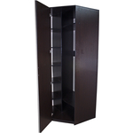 Угловой шкаф Шарм-Дизайн Премиум 82х45х240 венге