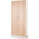 Шкаф для одежды Шарм-Дизайн Шарм 90х60 белый+дуб сонома