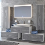 Мебель для ванной Aqwella Genesis 100x40 миллениум серый