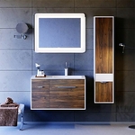Мебель для ванной Aqwella Malaga R 90x45 крафт темный