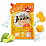 Гель для мытья посуды и детских принадлежностей Jundo Juicy Lemon, с гиалуроновой кислотой, концентрат, запаска 800 мл