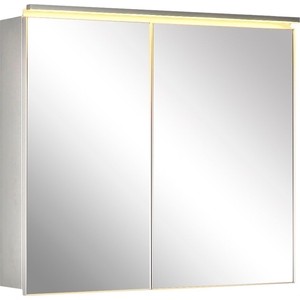 Зеркальный шкаф De Aqua Алюминиум 80 (AL 504 080 S)