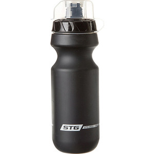 Бутылка для воды STG 600мл CSB-542M черная с крышкой