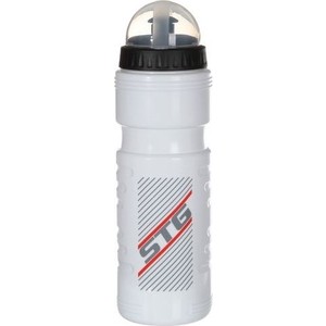 Бутылка для воды STG 750 мл белая ED-BT18 с крышкой