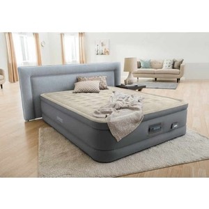 фото Надувная кровать intex 64926 premaire ii elevated airbed 152х203х46см (встроенный насос 220v)