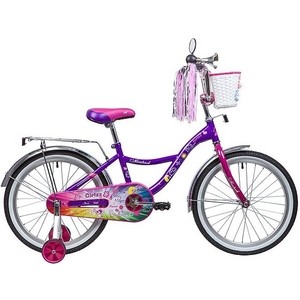 фото Велосипед 2-х колесный novatrack 20'' little girlzz фиолетовый 207girlzz.vl9