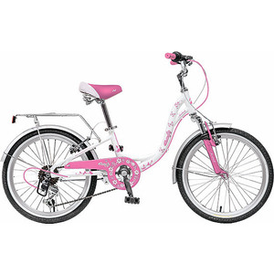 

Велосипед 2-х колесный NOVATRACK 20'' BUTTERFLY белый-розовый 20SH6V.BUTTERFLY.PN9, 20" BUTTERFLY белый-розовый 20SH6V.BUTTERFLY.PN9