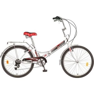 

Велосипед 2-х колесный NOVATRACK 24'' белый складной красный 1171 24FTG6PV.WT7, 24" белый складной красный 1171 24FTG6PV.WT7