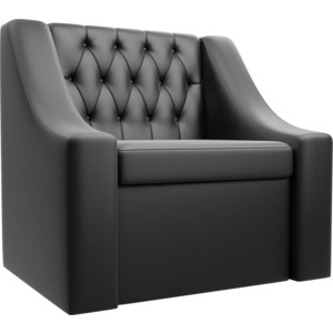 Кресло АртМебель Мерлин экокожа черный кресло артмебель мерлин экокожа коричневый