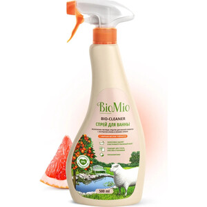 фото Чистящее средство biomio грейпфрут для ванной, экологичное 500 мл
