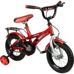 Велосипед 2-х колесный Leader Kids КРАСНЫЙ+ЧЕРНЫЙ GL000264382